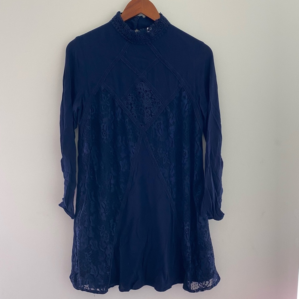 Xhilaration, size medium, dress, tunic, navy blue